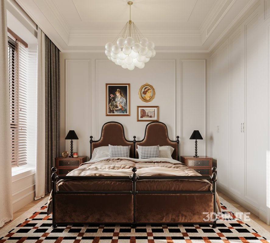 Luxurious living room and dining room bedroom Image 1