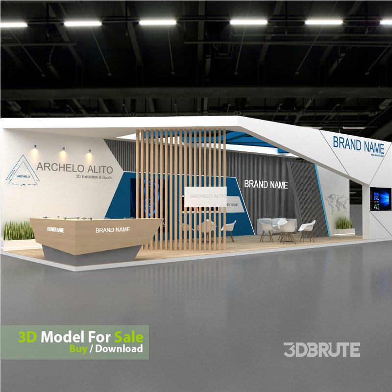 3d model stall Image 6