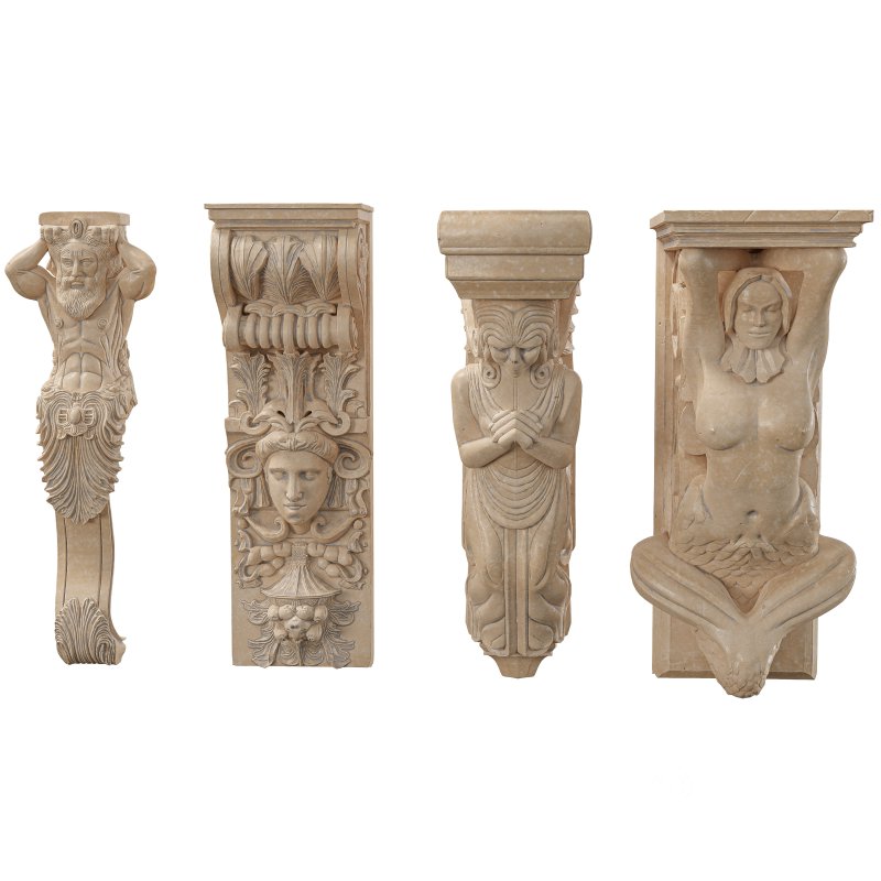 04 Victorian-Style Decorative Stone Bracket Collection Image 4