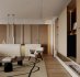 Modern living room and dining room interior scene - Thumbnail 4