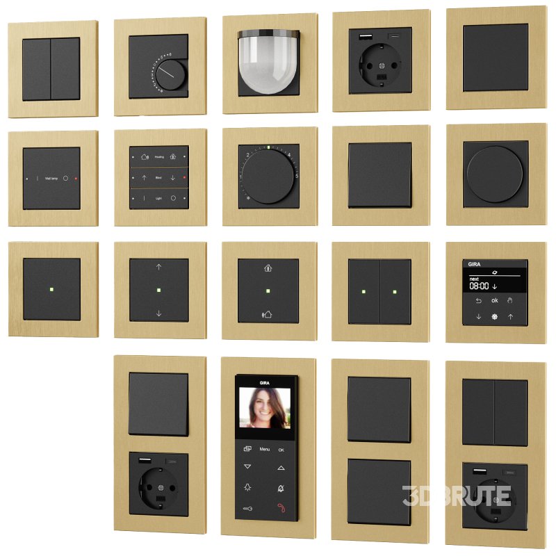 GIRA switches and sockets collection Image 1