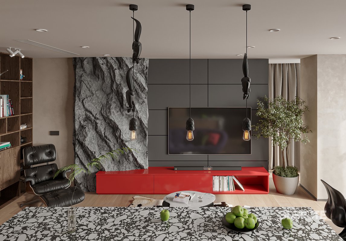 Luxurious living room and dining room Image 3