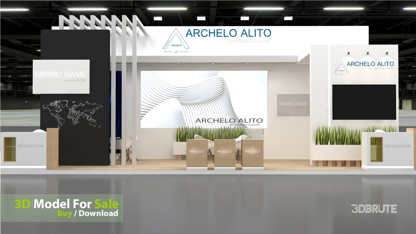 3D Exhibition Booth Model Image 6