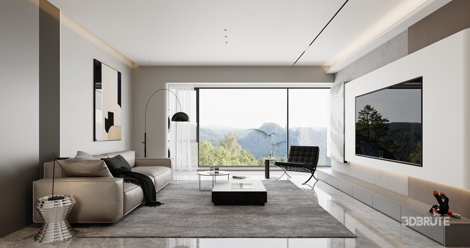 living room dining room bedroom Image 7