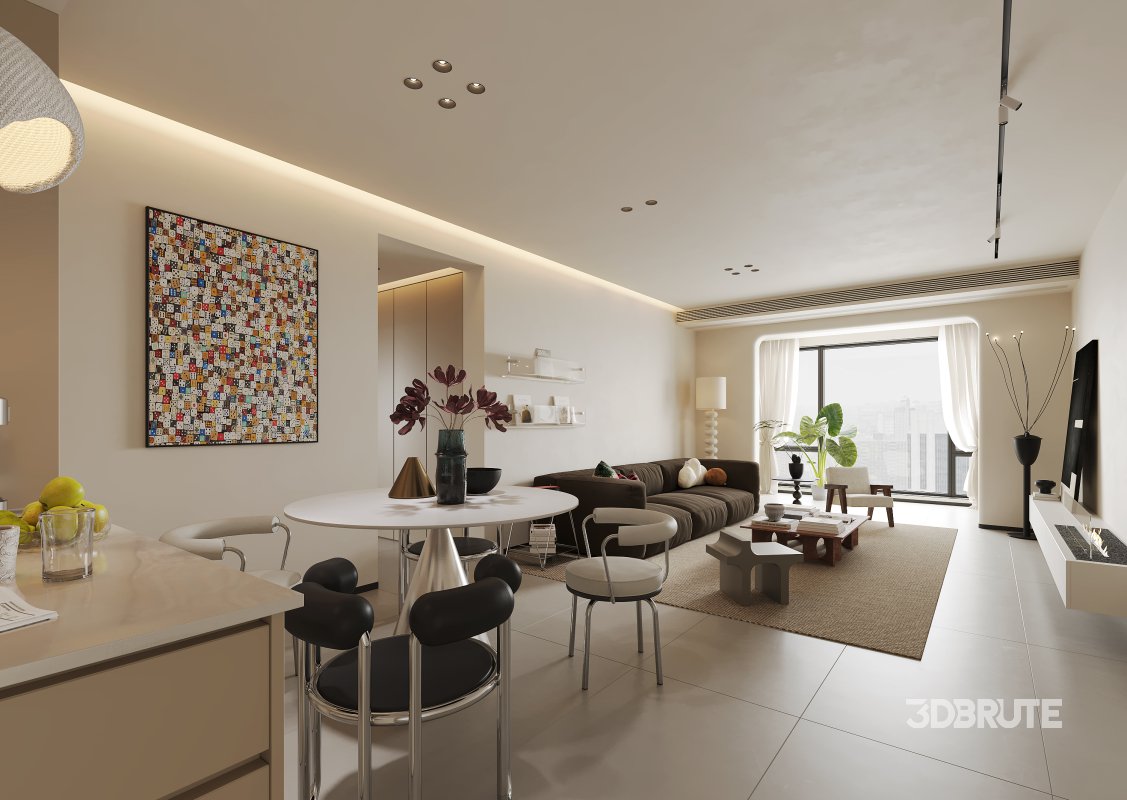 living room dining room Image 1