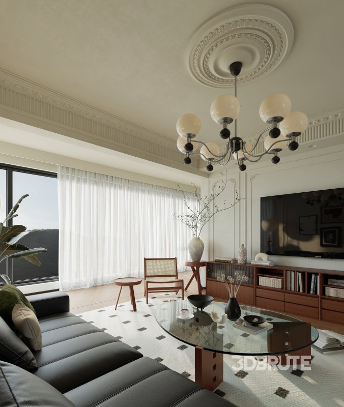 Eclectic living and dining room Image 6