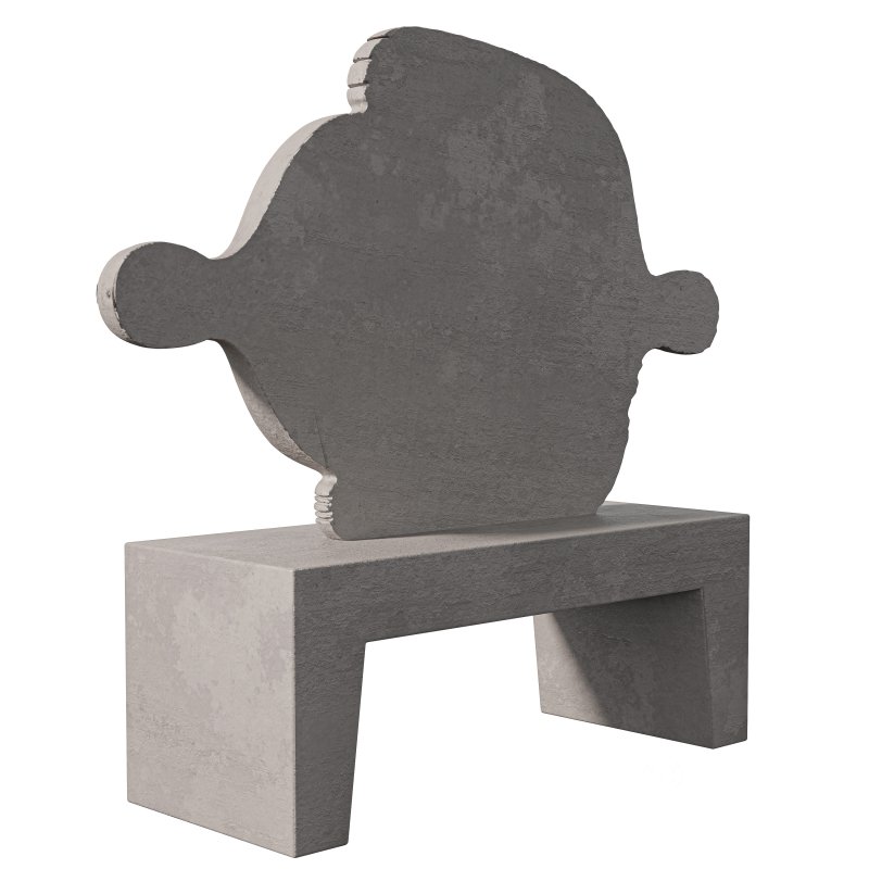 Concrete HIstorian Statue Image 2