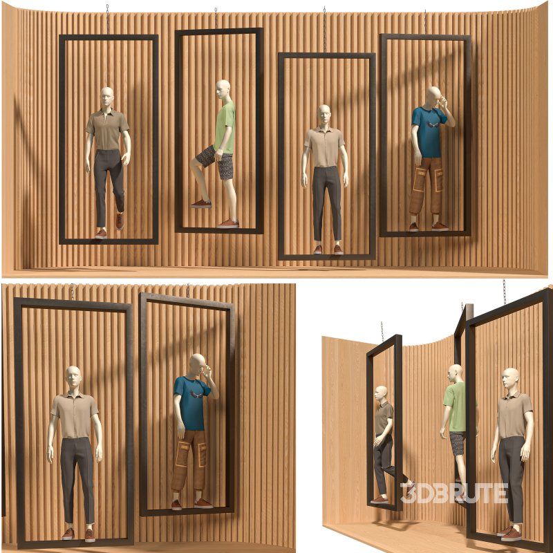 Vitrin Clothes Store Man Image 4