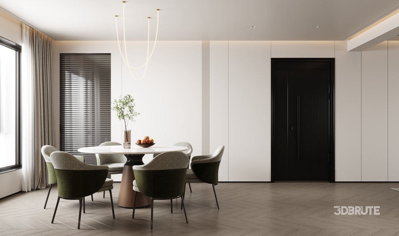 living room dining room bedroom Image 6