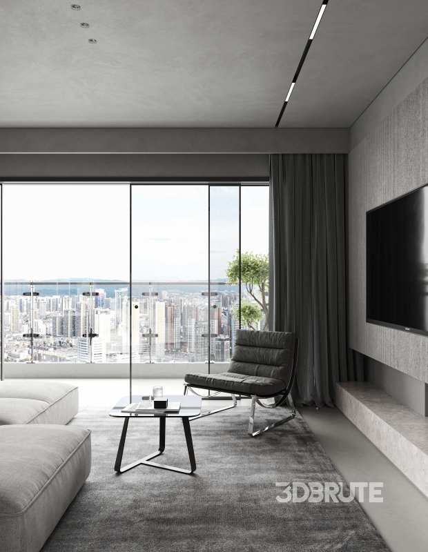 living room dining room kitchen Image 5