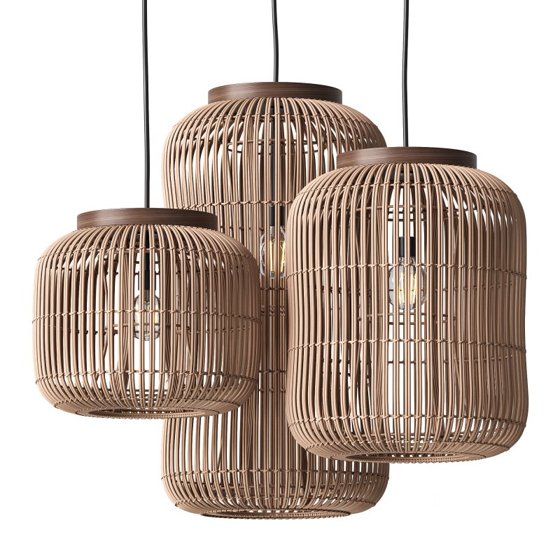 Natural Rattan Hanging Lamp Image 1