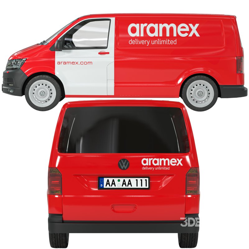 DHL and Aramex_ Post Van Image 2