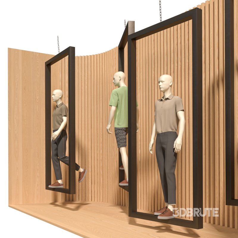 Vitrin Clothes Store Man Image 3