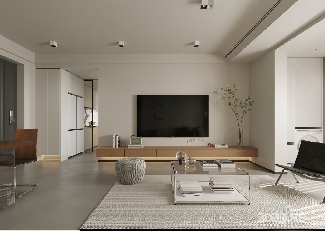 living room dining room bedroom Image 5