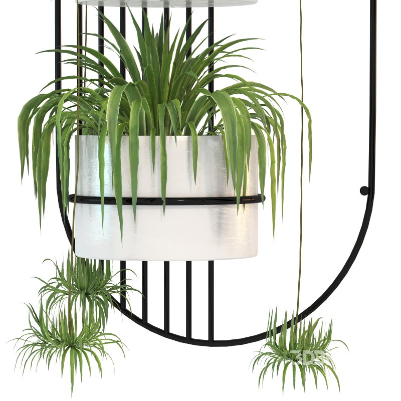 Metal Plant Set 04 Image 5