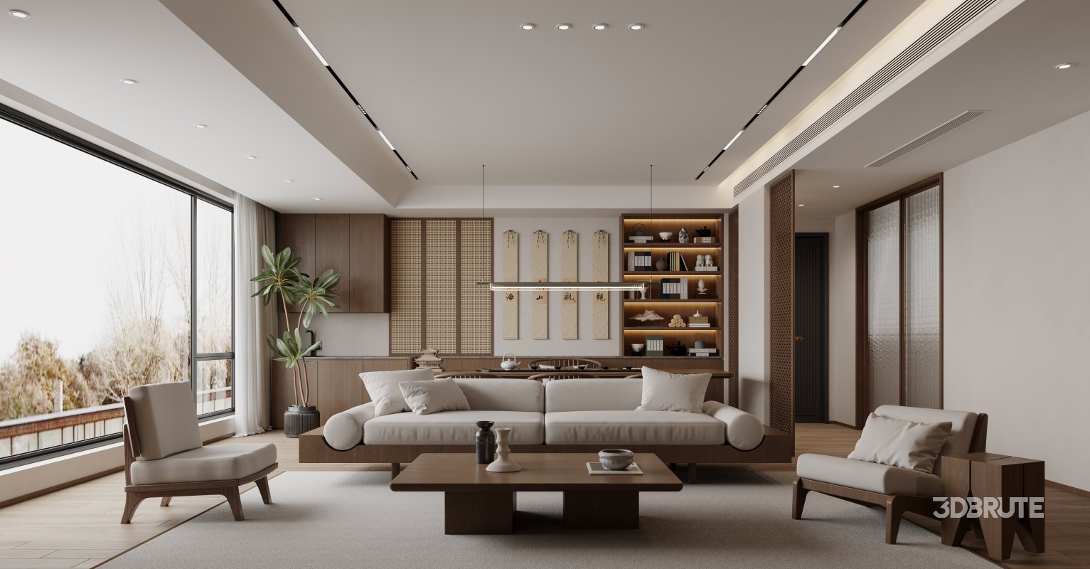 chinese living room dining room Image 5