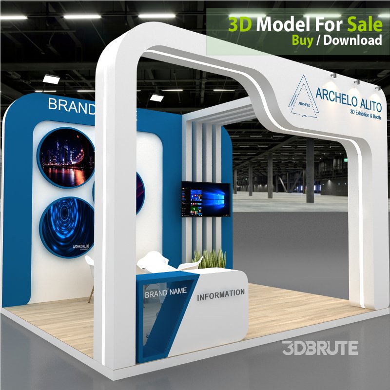 3d model booth Image 2