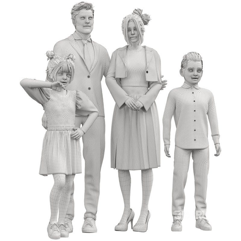 Family in Christmas Day Image 4