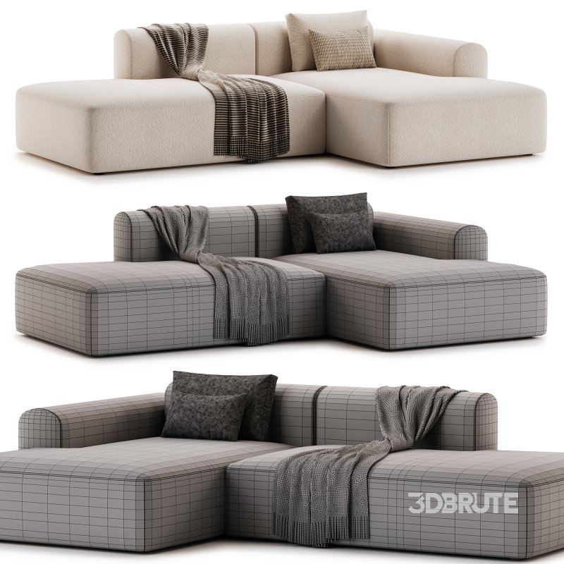 Tenksom Klein Ecksofa Rund Image 3