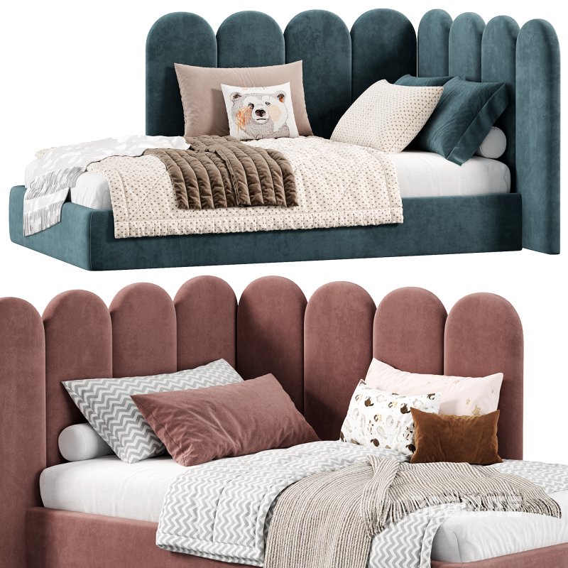 Soft Panels 3D Kids Bed by Livemaster Image 3