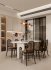 Modern living room and dining room interior scene - Thumbnail 3