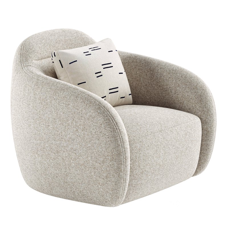 Ismo Swivel Lounge Chair Image 4