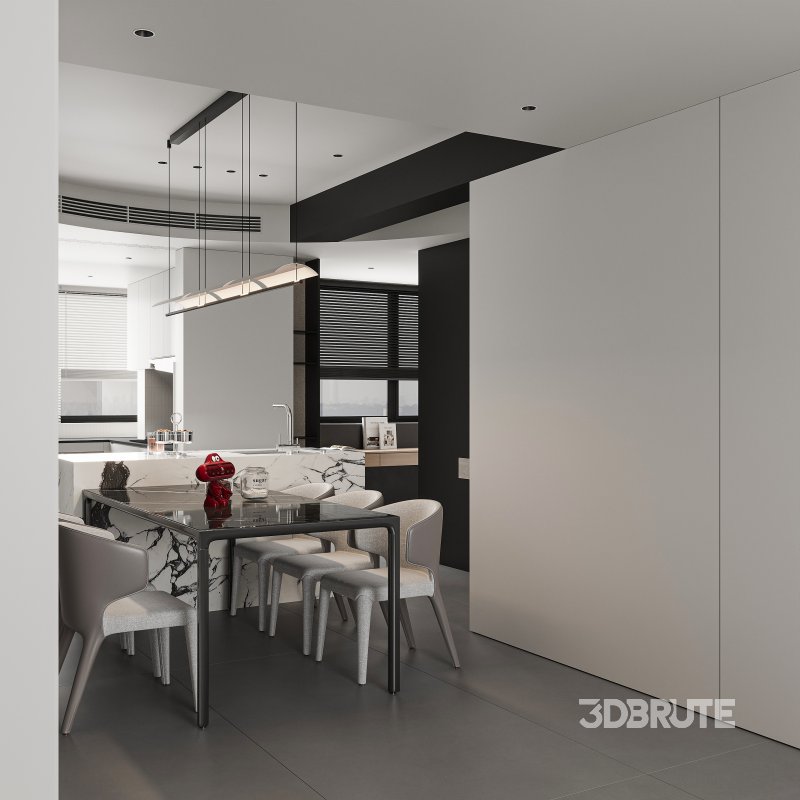 modern dining room Image 1