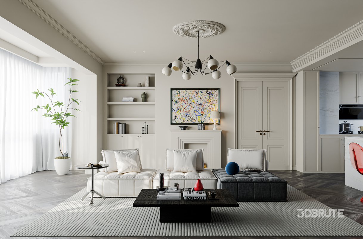 Eclectic living and dining room Image 2