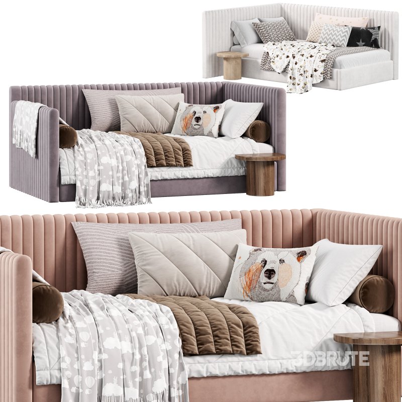 Corner bed Danny kids narrow panels by sensorsleep Image 2