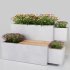 Modern concrete planter bench - Thumbnail 2