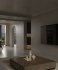 Modern living room and dining room interior scene - Thumbnail 6