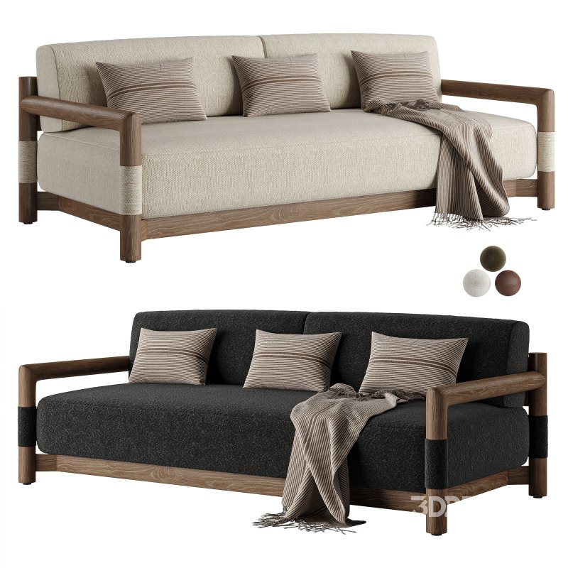 Fable Outdoor Sofa-Fourhands Image 1