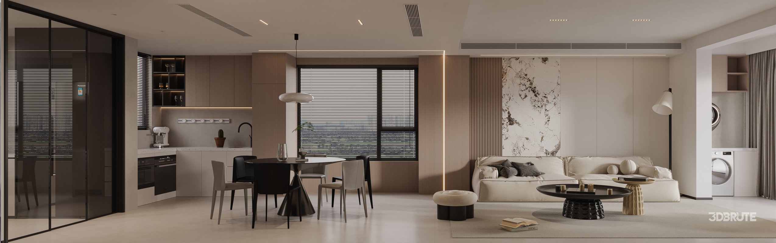 living room dining room Image 1