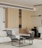 Modern living room and dining room interior scene - Thumbnail 2