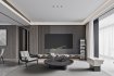 Modern living room and dining room interior scene - Thumbnail 2