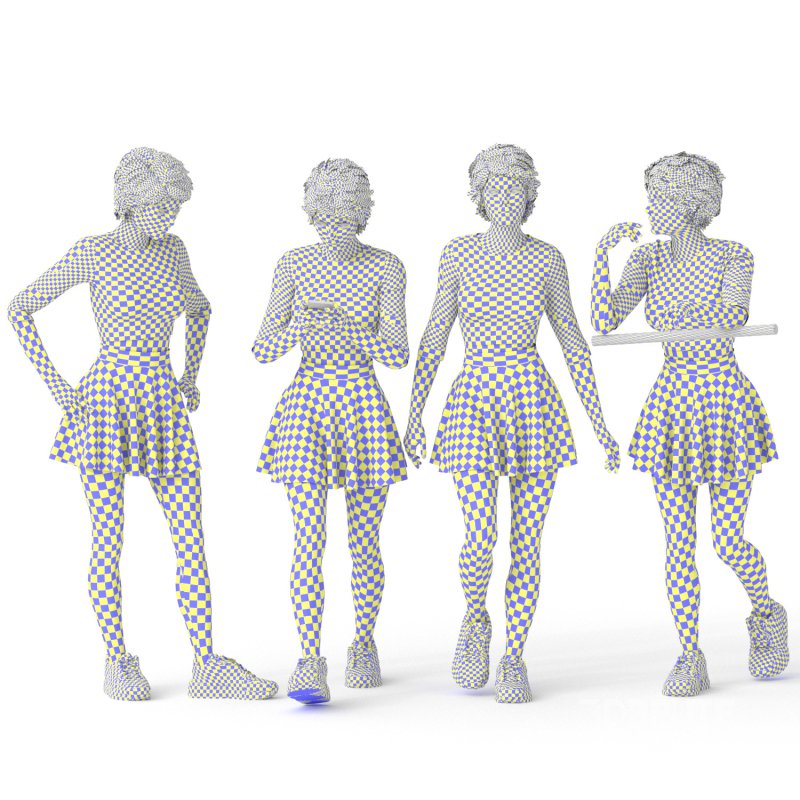 Casual Woman With Skirt Image 5