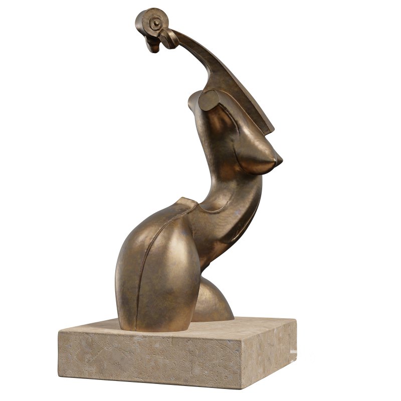 Antique cppper statue Image 4