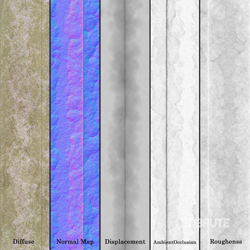 Rock Wall Tile 04 (Seamless) Image 7