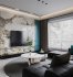 Modern living room and dining room interior scene - Thumbnail 3