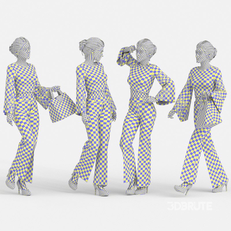 Fashion Woman 04 Poses Image 5