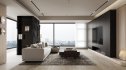 Modern living room and dining room interior scene - Thumbnail 7