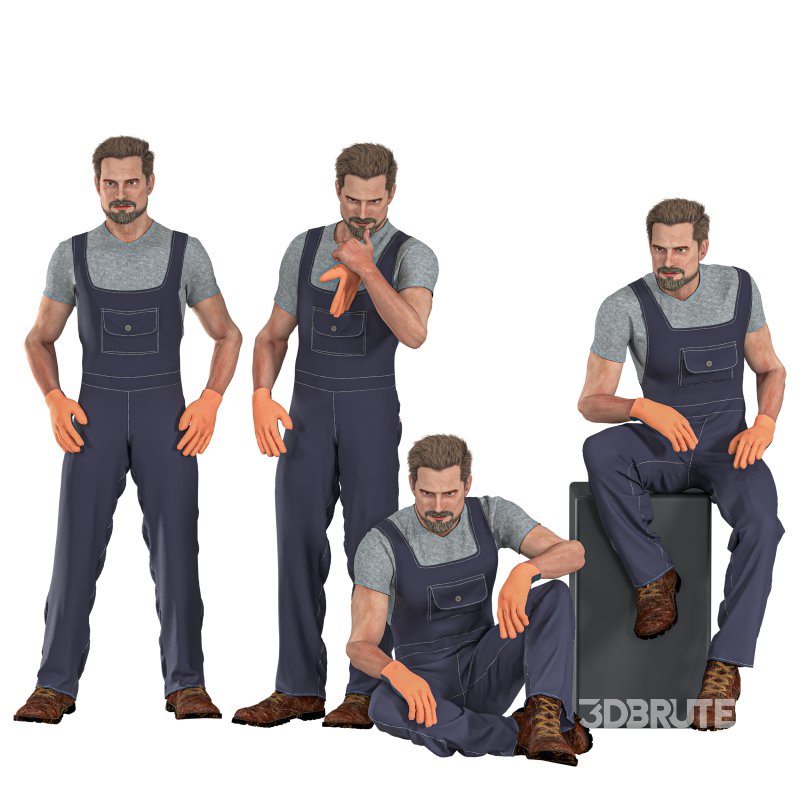 Mechanic Industrial Man Worker Image 4