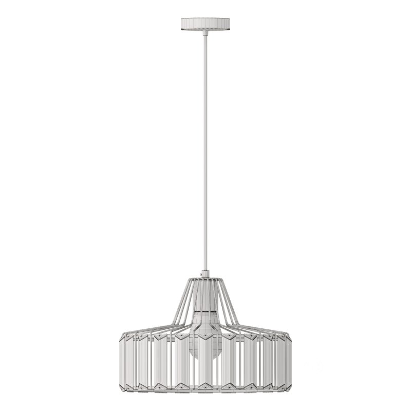 Crystal Drum Pendant Lamp Image 2