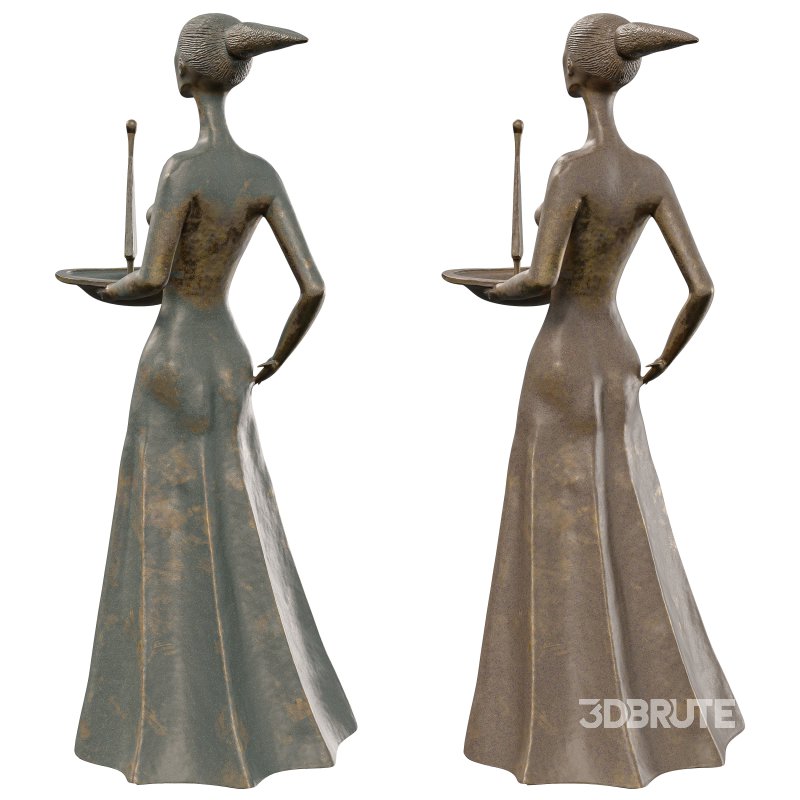 Balance of Life Abstract Female with Sailboat Image 3