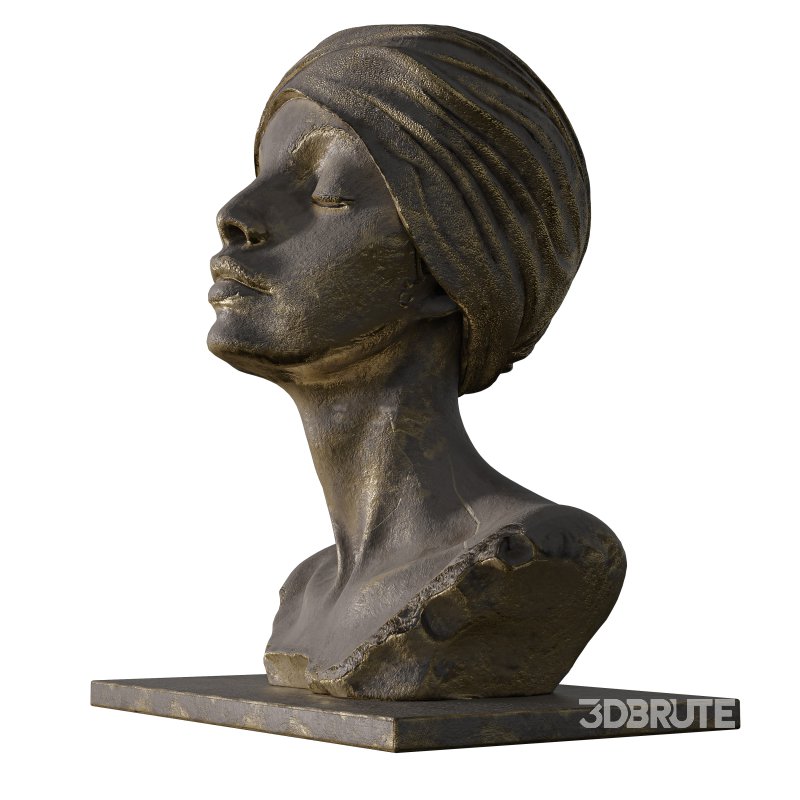 Old ancient wooden Sculpture Image 3