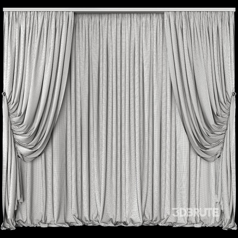 Silk and Cotton Curtain Set 79 Image 7