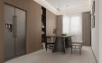 Modern living room and dining room interior scene - Thumbnail 1