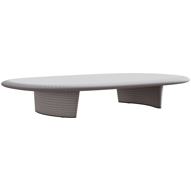 Anish wood coffee table by minotti Image 3