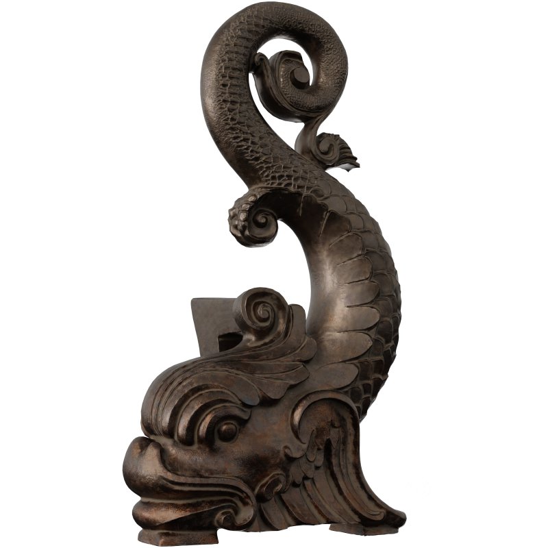 Antique Asian Dragon Architectural Ornaments Image 1