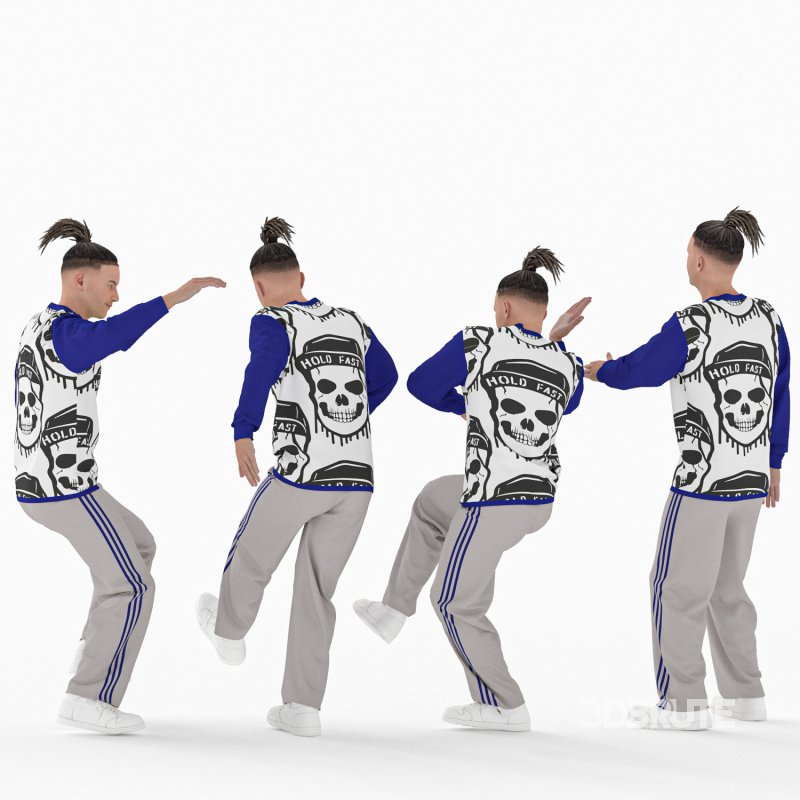Manin 04 Poses Street Dance Image 1